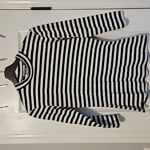 Vixen by Micheline Pitt striped Bad Girl top